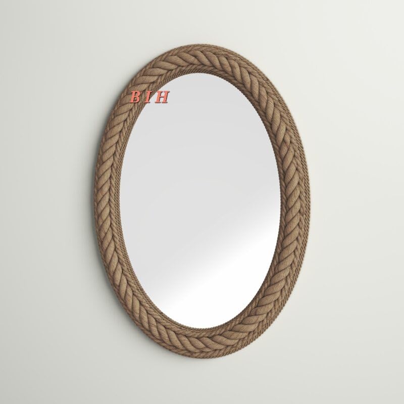 Big International Handicraft Rope Mirror (Italian, 20"×12" Inch)