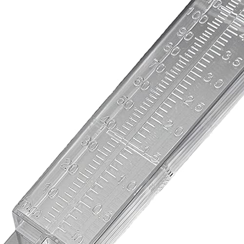 MERISHOPP® Rain Gauge with Double Scale Outdoor Home Rain Water Meter Durable
