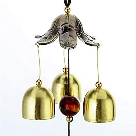 SETHI TRADERS | Metal Wind Chimes for Home Balcony Garden Positive Energy, Home Decor Hanging Long Brass Bells Gifts for Loved Ones 9 Bells