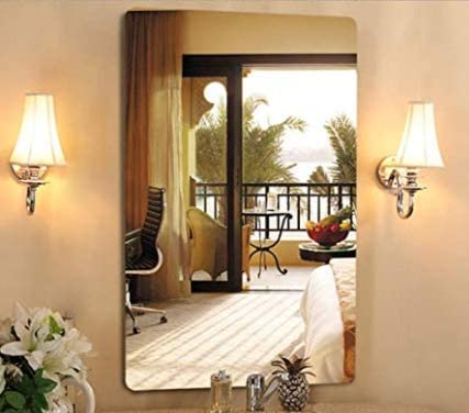 Cheval Glass Frameless Rectangular Wall Mirror 16 x 22 Inches | Dressing Mirrors | Long Mirrors