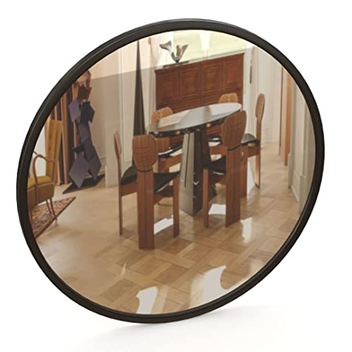 Cheval Glass Designer Round Wall Mirror for Bathroom/Living Room/Bedroom/wash Basin Sink 21 X 21 Inches