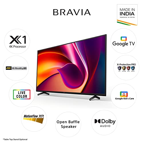 Sony Bravia 108 cm (43 inches) 4K Ultra HD Smart LED Google TV KD-43X64L (Black)