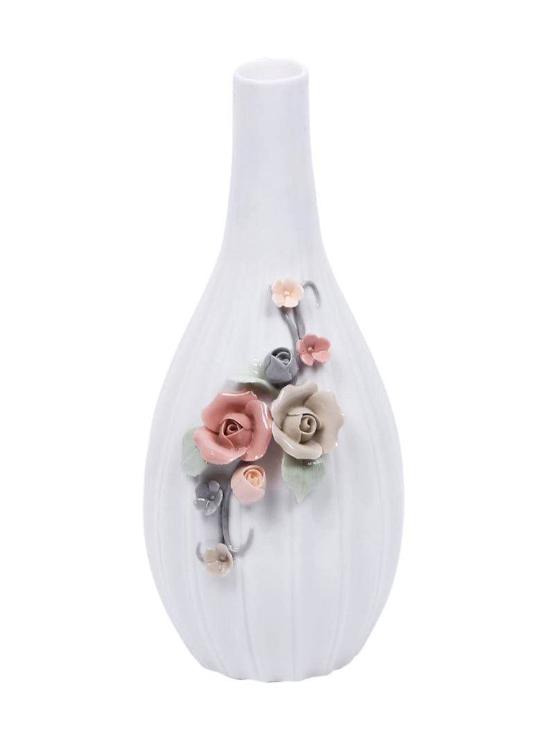 TAYHAA Floral Blossom Fine Ceramic Handcrafted Vase