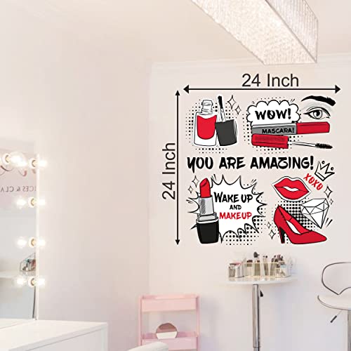 DivineDesigns™ Make Up Items Wall Sticker