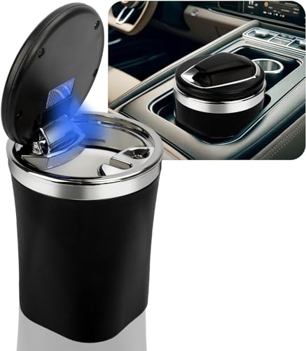 HETVIN Cigarette Ashtray with Windproof Design – Stylish, Durable Ash Tray for Smoking Outdoors, Non-Slip Base, and Easy to Clean for Home, Office, or Outdoor Spaces (Ceramic Ash Tray)