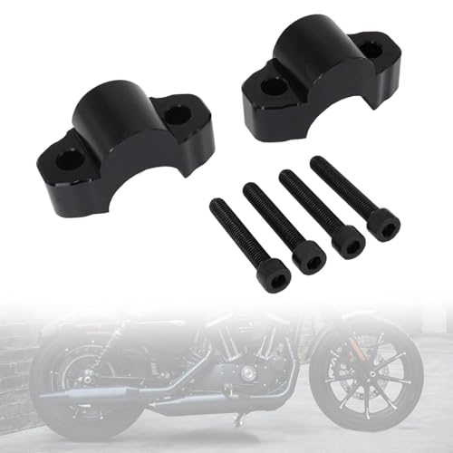 THE STYLE SUTRA® 2Pcs Motorcycle Handlebar Risers Mount Clamps Compatible for Tenere 700