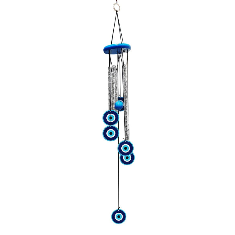 SYNLARK Wind Chime for Home Decoration with Sound (Bluecirclewindchime)