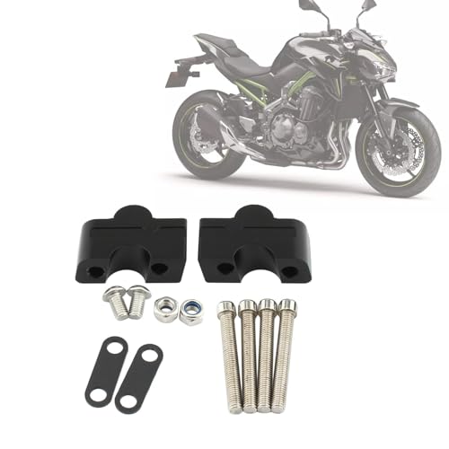 UJEAVETTE Motorcycle Handlebar Risers Aluminum for er-6N 2017-2023 er 6N