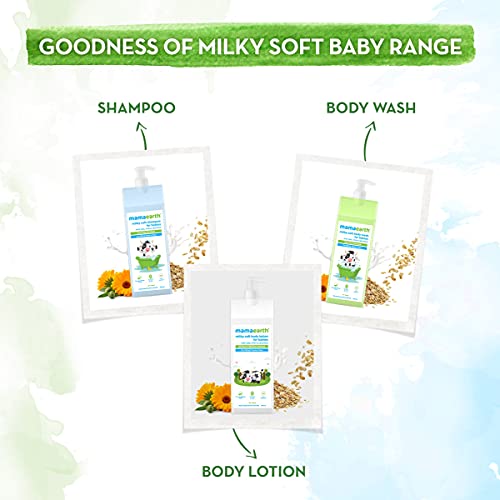 Mamaearth Milky Soft Body Lotion with Oats, Milk & Calendula - 400 ml