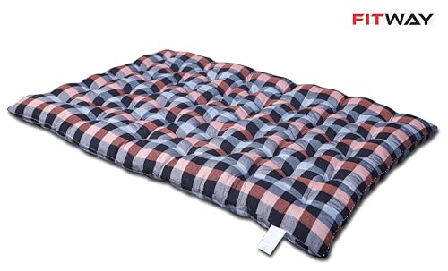 FITWAY Cotton Single Size Mattress, 72 x 36 x 4 inches