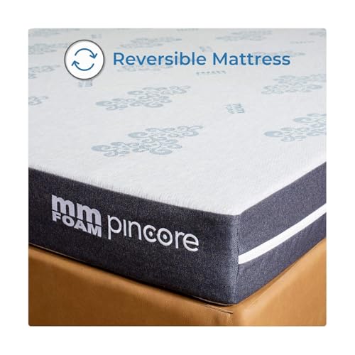 MM FOAM Pincore - Cool, Hypoallergenic, 100% Natural Latex Mattress, 75 x 36 x 4 Inches (Single)