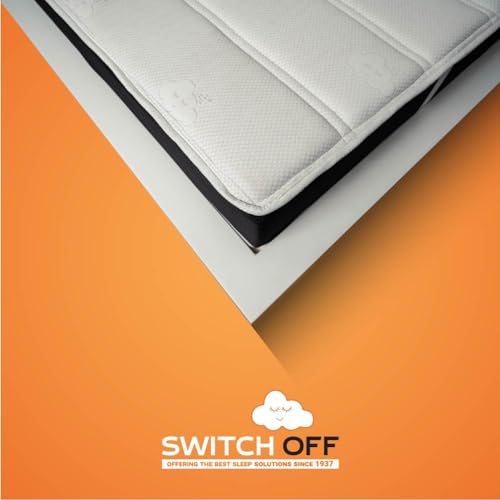 switch-off Magnetic ComfortBond Mattress (White) |80x75 Inches| (8" Inch)