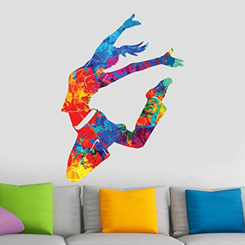 Sahaj Decor Dance Move Sticker | Wall Sticker for Living Room -Bedroom - Office - Home Hall Decorative Stickers