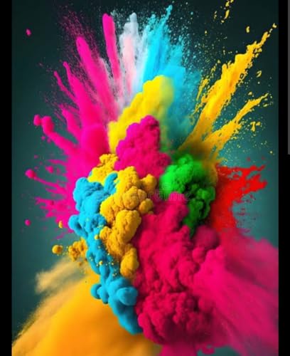 Rrk Rangoli colour powder (50gm*10pkt) 500gms