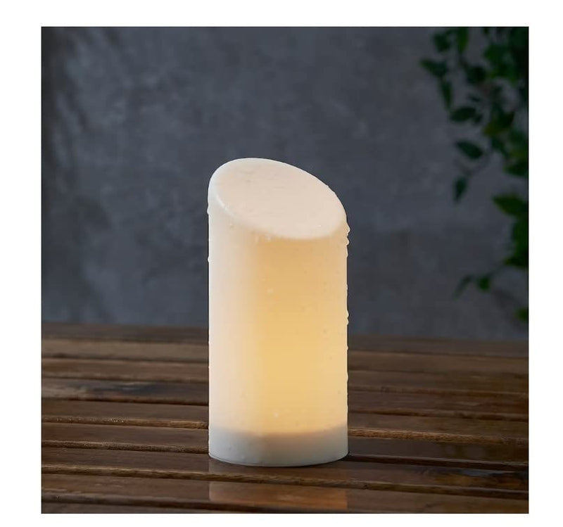 ÄDELLÖVSKOG LED Block Candle in/Out White , (Set of 3)