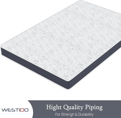 WESTIDO RehabRest Multiple Memory Foam | High Resilience (HR) Foam Knitted Fabric Single Size Orthopedic Mattress Ortho8inch48x75