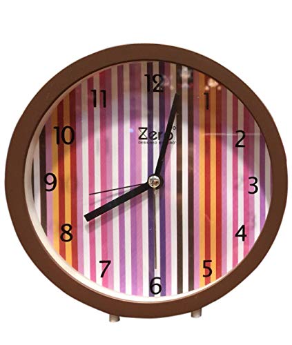 EZ Life Desk Clocks - Shades of Purple - Home and Office Décor, Decorative Modern Clock, Living Room, Bedroom Kitchen Office School - Stylish Desk Clock - Pack of 1