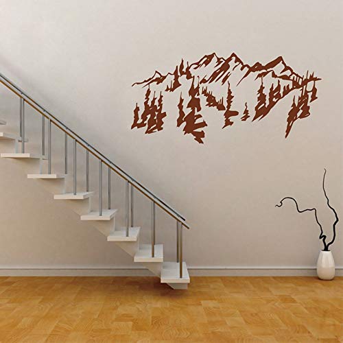 GADGETS WRAP Wall Decal Vinyl Sticker Wall Decoration - Mountains Trees Wall