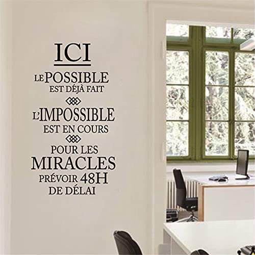 GADGETS WRAP Wall Decal Vinyl Sticker Wall Decoration - l'impossible est en Cours