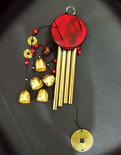 Windchime effil tower with bells Vastu Feng Shui Windchimes for Room/Home/Home Decor Balcony Garden Gallery Bedroom/Gift with Good Sound Quality Positive Energy Good Luck