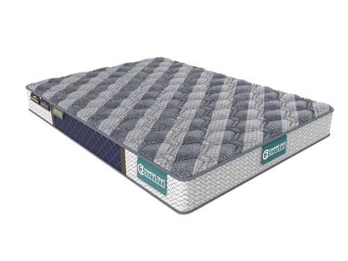 Orthopedic Mattress High Density (HD) Foam for Bed Medium Soft & Hard 4 Inches 2 Layered Medium Soft & Firm Support | King Size Gadda