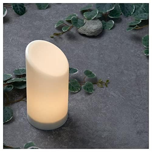 Digital Shoppy ÄDELLÖVSKOG LED Block Candle, White/in/Outdoor, 16 cm (6 1/4 ")