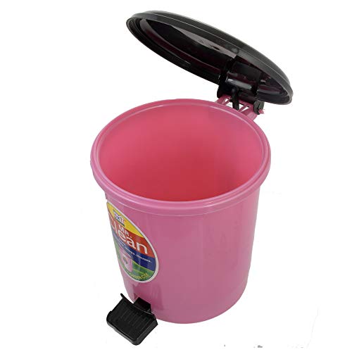 Kuber Industries Table Top Desk Garbage Dustbin Trash for Office Home Work Place,2 LTR(Pink)