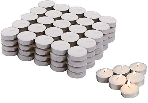 Sesonby 200 Tealight Candles Diwali Candles katori Candles Candles for Home Decorations Unscented Smokeless