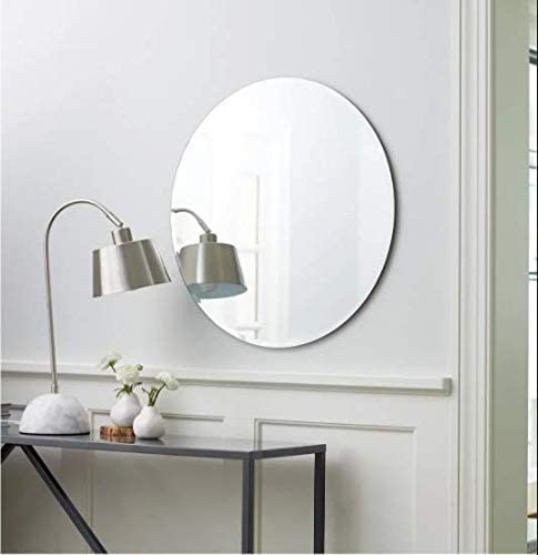 Cheval Glass Beveled Elegant Round Wall Mirror Size 18 X 24 Inches