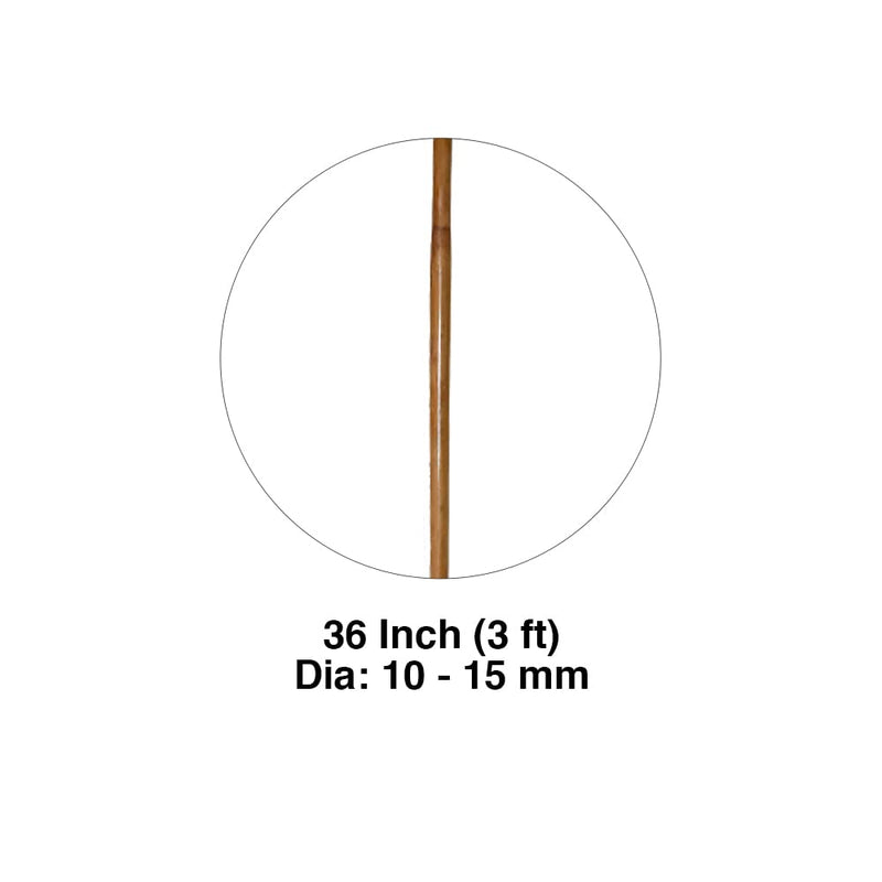 ABC GROUP Slim Size 3 Feet Rattan Cane Stick (36 Inches) (Pack of 2)