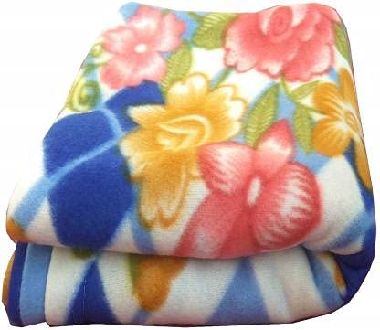 KEERRAZ Attractive 150TC Printed Polar Multicolor Single Fleece Blanket (60 * 90) (1)