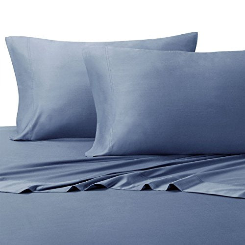 Queen, Periwinkle : Royal Hotel Silky Soft Bamboo Queen Cotton Sheet Set - Periwinkle