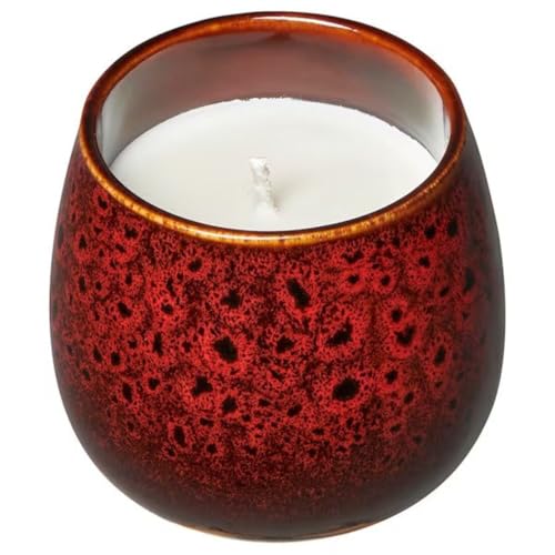 Digital Shoppy Scented candle in container, Winter apples/red, 8 cm (3 ¼ ")