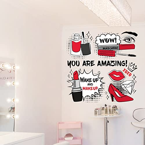 DivineDesigns™ Make Up Items Wall Sticker