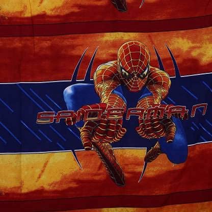 ABM UNLIMITED Cartoon Print Reversible Poly Cotton Double Bed Ac Blanket/Dohar for Kids (Double Bed, Spiderman)