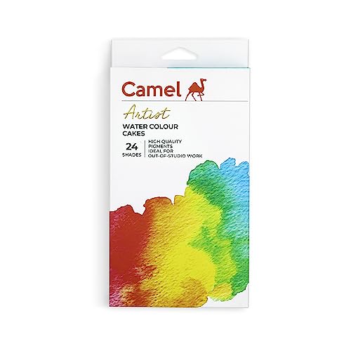 Camel Artist Water Colour Cake Set - Pack of 24 (Blue)