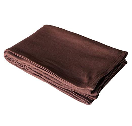 Cool Dealzz Single Bed Soft Touch Light Weight Polar Fleece Blanket/Warm Bed Sheet for Light Winters/Summer/AC Blankets (Size 60x90 Inch Coffee)