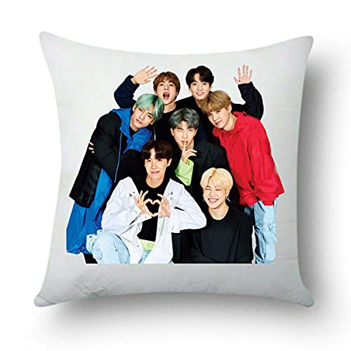 SCPmarts Create Your Desire Micro-Satin Pillow Cover with Filler, 12 Inch x 12 Inch