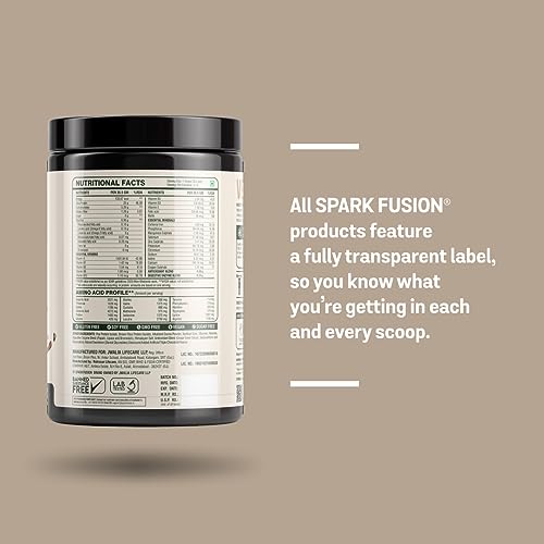 Sparkfusion Vegan Plant Protein Powder|Organic Isolated Pea & Brown Rice Protein|25 gm Protein & All Essential Amino Acids|Easy To Digest| Triple Chocolate Flavour 500 gm(Unisex)