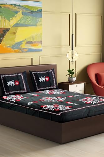 Kashmiri Work Handcrafted bedsheet KH8848