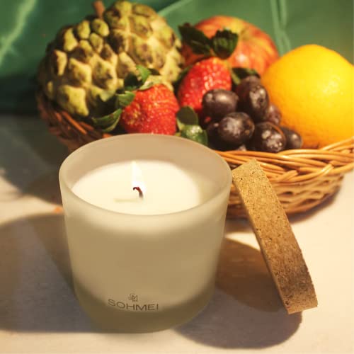 SOHMEI | Fruit Farm | Coconut Wax Scented Candles | Grape, Muguet, Lilac, Sweet Berries, Amber (100 g)