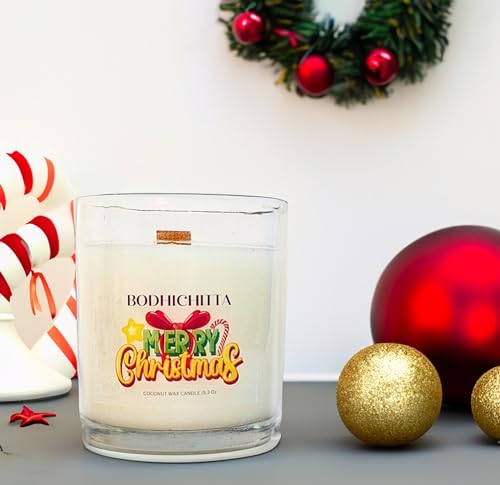 Bodhichitta Festive Glow Christmas Candle | Enchanting Scents for Holiday Cheer (Wax Weight 150gm)