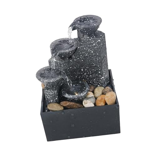 ATORSE® Tabletop Fountain Gifts Stress Relieving Chinese Tabletop Waterfall Fountain 003