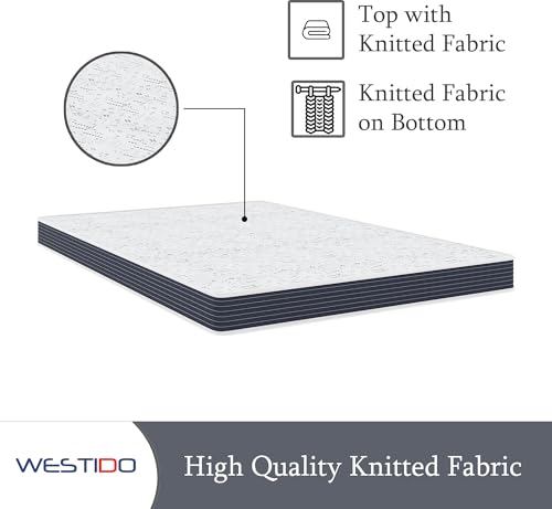 WESTIDO RehabRest Multiple Memory Foam | High Resilience (HR) Foam Knitted Fabric Single Size Orthopedic Mattress Ortho4inch36x78