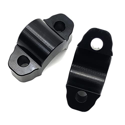 CALANDIS™ 2 Pieces Handlebar Risers 3/4" Handle Bar Riser for Tenere700 2019-2023 Black | Risers | Handlebars, Grips Levers | Motorcycle Parts