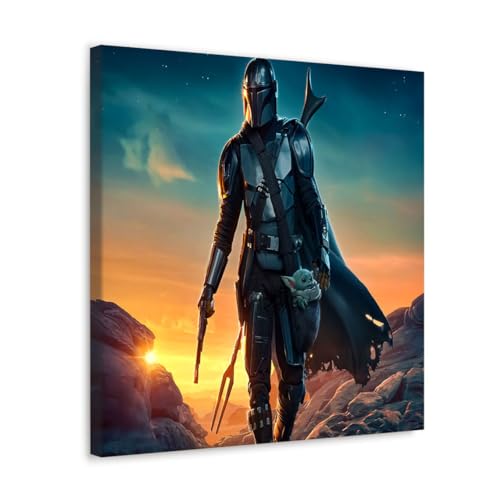 GADGETS WRAP Canvas Gallery Wrap Framed for Home Office Studio Living Room Decoration (17x17inch) - Sunset (2)