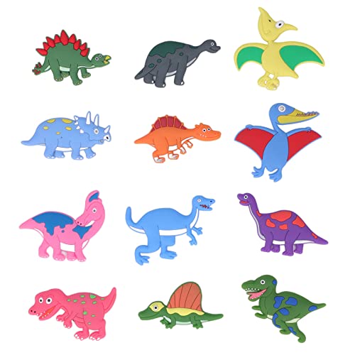 Ubersweet® Refrigerator Magnets, Vivid 3D Patterns 12 PCS DIY Making Animal Refrigerator Magnets for Toys for Kitchen for Magnetic Objects