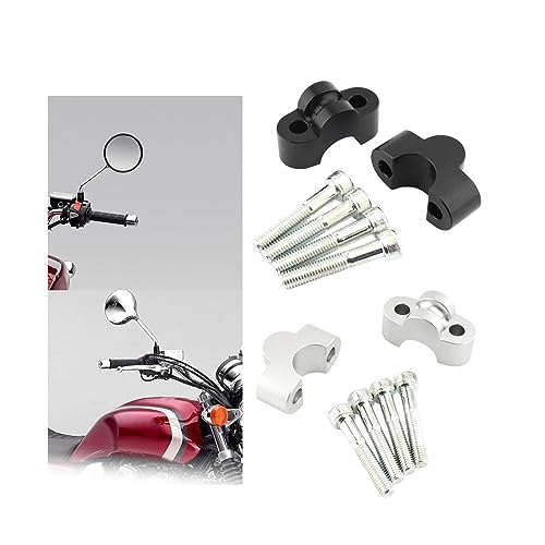 CALANDIS™ 2 Pieces Motorcycle Handlebar Riser Clamp for Honda CB1100 RS CB1100 EX Black | Risers | Handlebars, Grips Levers | Motorcycle Parts