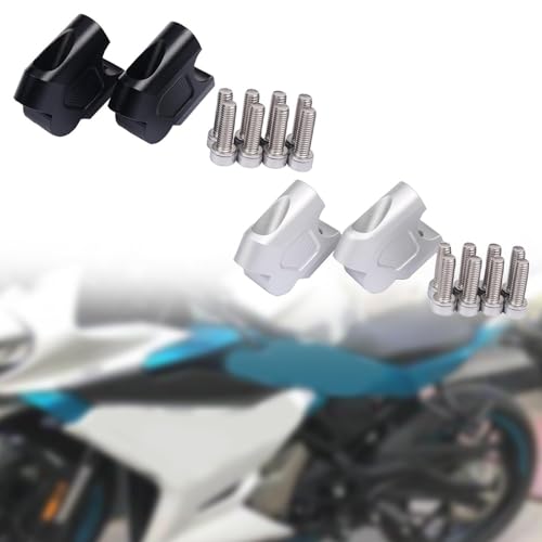 LOOM TREE® 2X Handle Bar Clamp Riser Motorbikes Atv Replacement Handle Bar Riser Clamp Black | Parts & Accessories | Motorcycle Parts | Handlebars, Grips & Levers | Risers