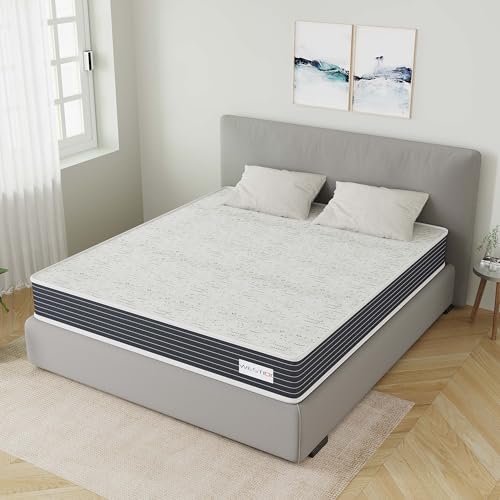 WESTIDO RehabRest Multiple Memory Foam | High Resilience (HR) Foam Knitted Fabric King Size Orthopedic Mattress OrthoKQ10inch75x70